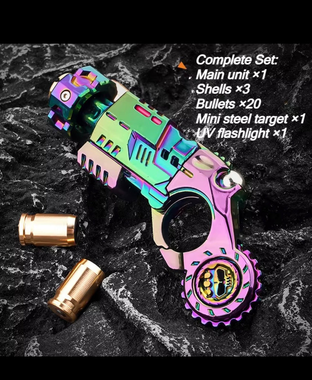 Shell Ejecting Fidget Spinner Toy Gun