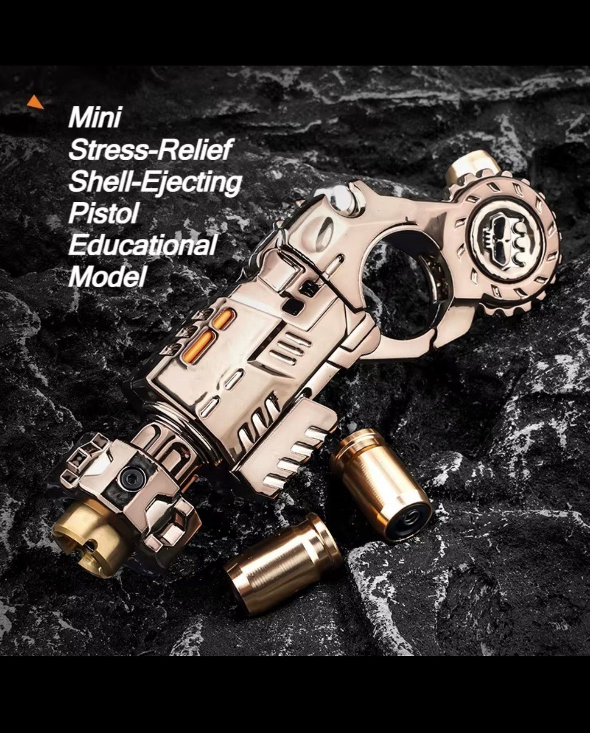Shell Ejecting Fidget Spinner Toy Gun