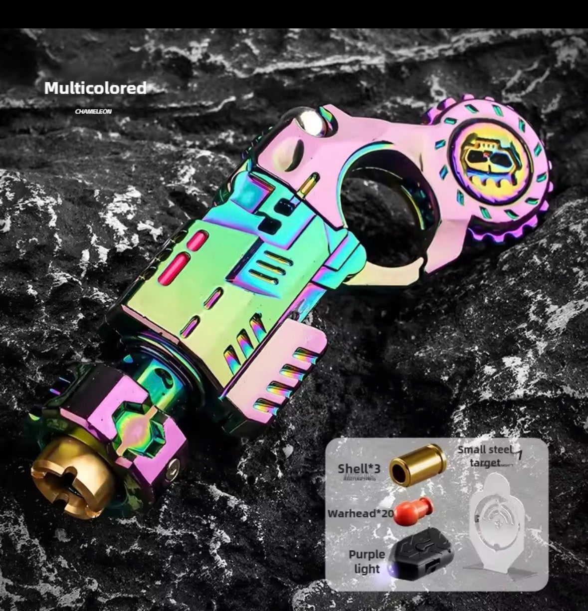 Shell Ejecting Fidget Spinner Toy Gun